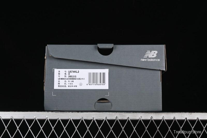 New Balance 574 Series Retro Casual Running Shoes - U574KL2