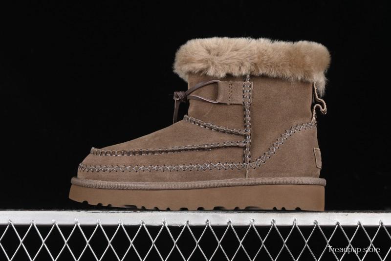 UGG Classic Mini Alpine Shearling Lined Snow Boots - 1158251