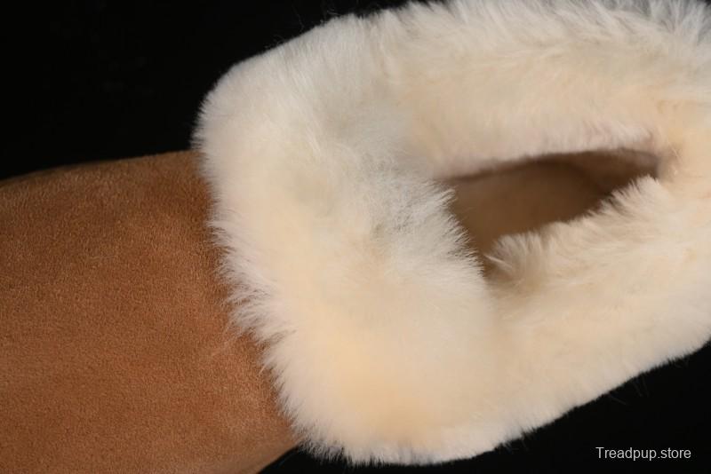 UGG Nita Platform Shearling Lined Winter Boots with Leather Upper - 1166733