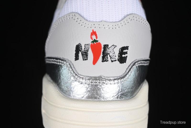 Nike Air Max 1 Retro Running Shoes with Half-Sole Air Cushion - HF7746-100