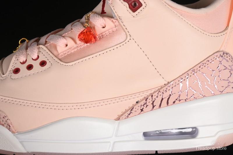 Nike Air Jordan 3 Retro Valentine's Day Limited Edition Sneakers - HJ0178-600