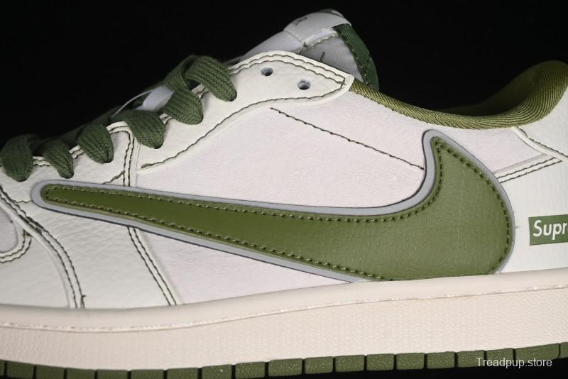Nike Travis Scott x Fragment Design x Air Jordan 1 Low OG SP AJ1 Supreme Collaboration - XZ2268-002