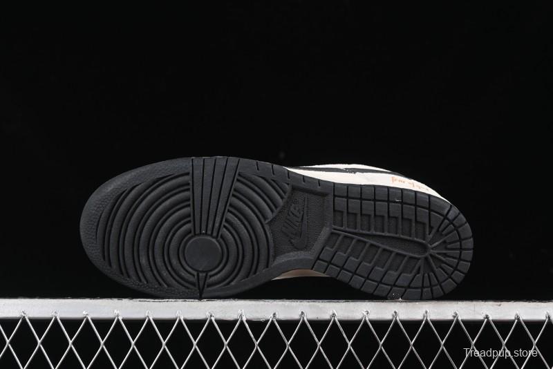 Nike SB Dunk Low FOG Collaboration - Anniversary High-End Custom Low-Top Casual Skate Shoes - KK1688-088