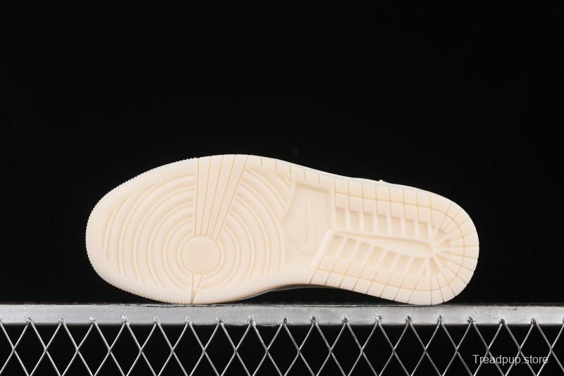 Nike Travis Scott x Fragment Design x Air Jordan 1 Low OG SP AJ1 Burberry Collaboration - BB6588-313