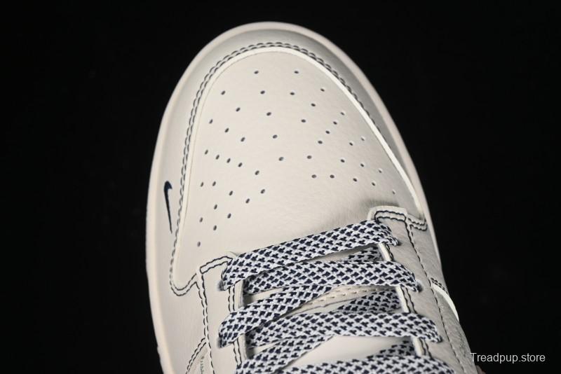 Nike SB Dunk Low Stussy Collaboration - Black Red Bunny Anniversary Custom Low-Top Casual Sneakers - XY1688-012