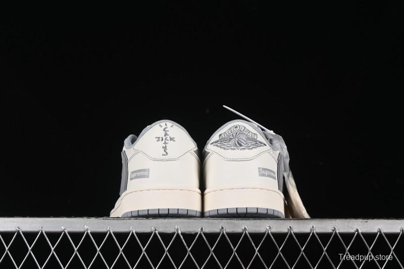 Nike Travis Scott x Fragment Design x Air Jordan 1 Low OG SP AJ1 Supreme Collaboration - XZ2268-003