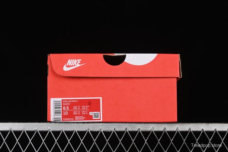 Nike Air Max 1 Retro Running Shoes with Half-Sole Air Cushion - FZ0628-010