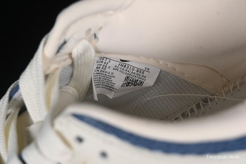 Nike SB Dunk Low LV Collaboration - Light Blue Denim Hook Anniversary High-End Custom Low-Top Casual Skate Shoes - JH8310-955