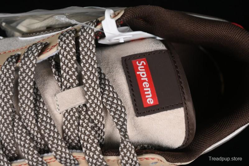 Nike SB Dunk Low SUP Collaboration - Distressed Black Swoosh Anniversary Custom Low-Top Skate Shoes - MM1089-021