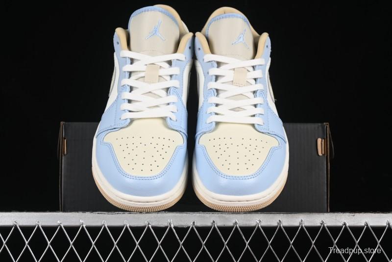 Nike Air Jordan 1 Low OG AJ1 White Brown Low Top Casual Basketball Shoes - HQ4186-111