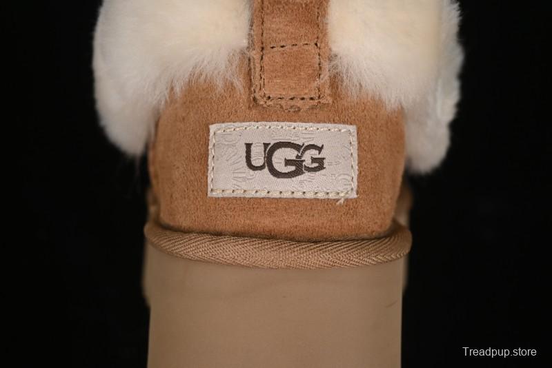 UGG Nita Platform Shearling Lined Winter Boots with Leather Upper - 1166733