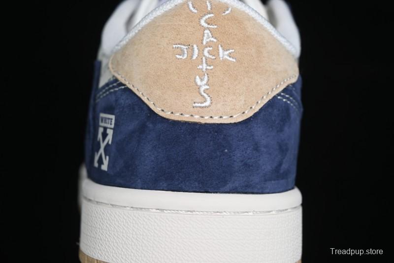 Nike Travis Scott x Fragment Design x Air Jordan 1 Low OG SP AJ1 Retro Sneakers - SJ2068-110