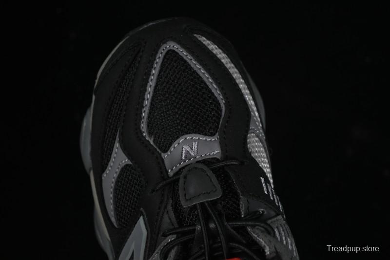 New Balance 9060 Series Hook and Loop Kids Sneakers - PV9060BLK