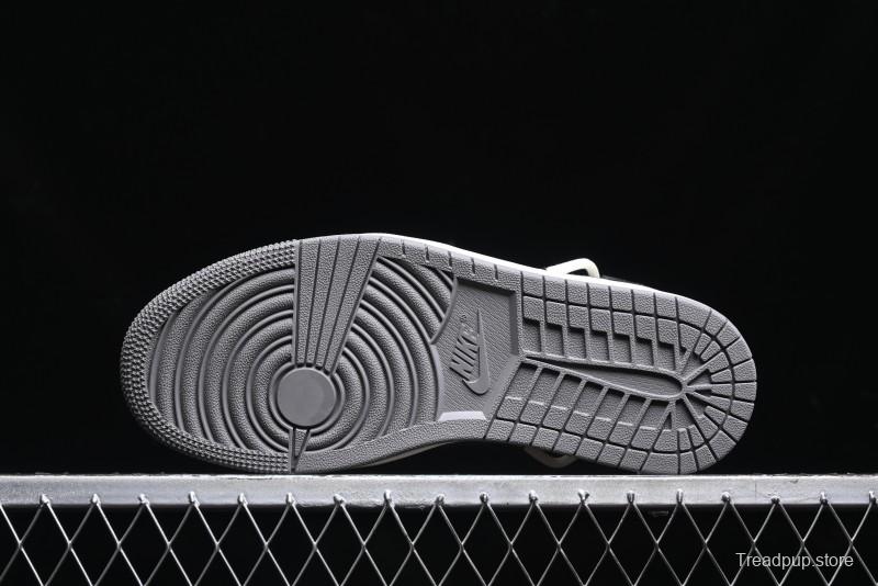 Nike Travis Scott x Fragment Design x Air Jordan 1 Low OG SP AJ1 Dior Collaboration - Splatter Lace-Up Low-Top Casual Sneakers DM9288-002