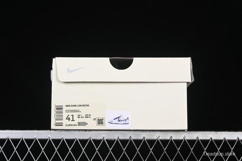 Nike SB Dunk Low MLB Collaboration - Denim Blue Swoosh Anniversary Customized Low-Top Casual Sneakers - DJ2024-044