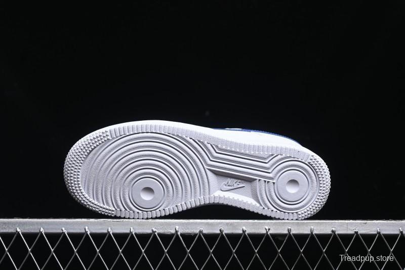 Nike Air Force 1 '07 Low Top Leather Casual Sneakers with Full-Length Air Cushion - CT3839-101