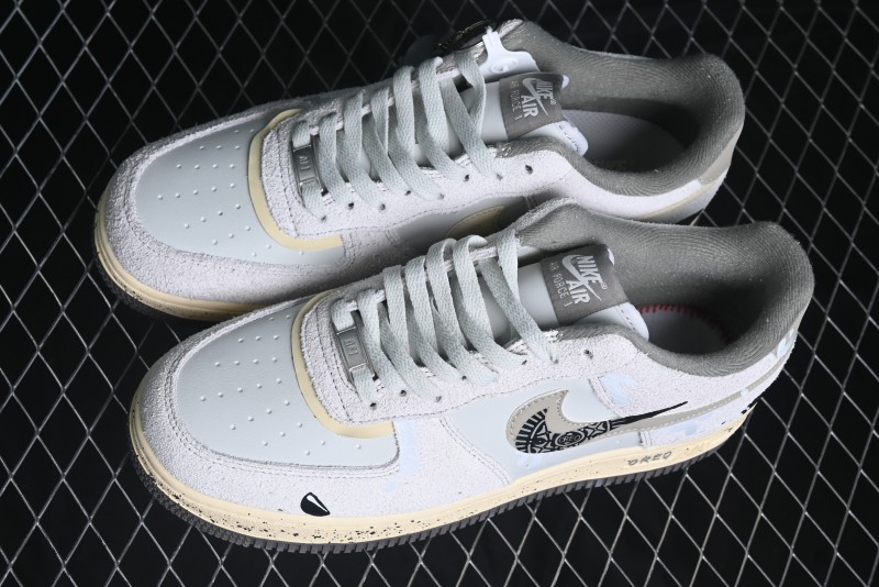 Nike Air Force 1 '07 Low Milk Cookie Custom Low-Top Casual Sneakers for Autumn Winter - KL1210-111