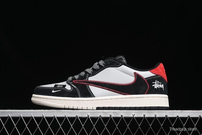 Nike Travis Scott x Fragment Design x Air Jordan 1 Low OG SP AJ1 Sneakers - SJ2068-133