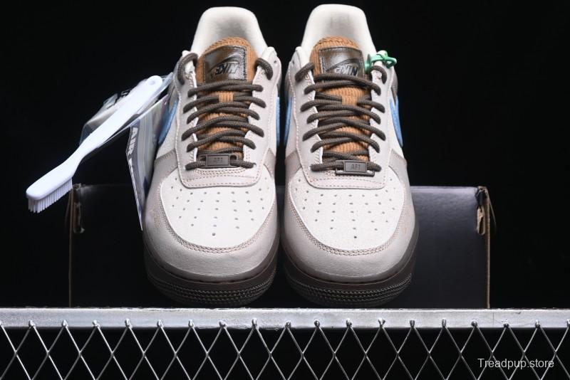 Nike Air Force 1 '07 Low Casual Sneakers with Full-Length Air Cushion - HQ3458-142