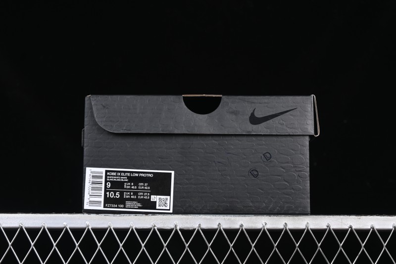 Nike Zoom Kobe IX Low Protro Basketball Shoes with REACT Cushioning - FZ7334-100