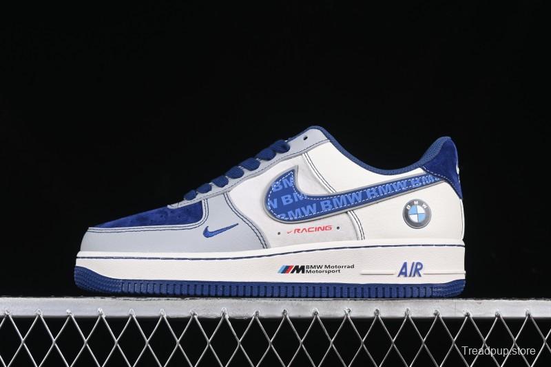 Nike Air Force 1 '07 Low BMW Collaboration Sky Blue White Low-Top Casual Sneakers - DM6688-017