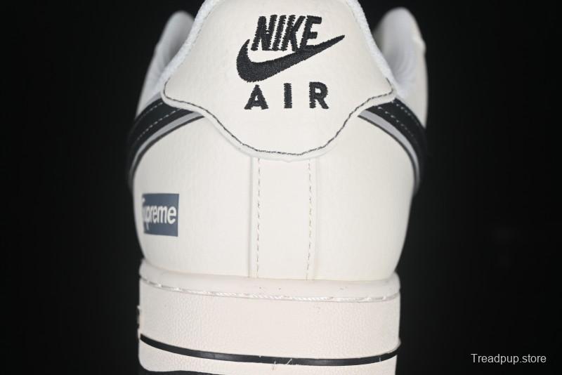 Nike Air Force 1 '07 Low Supreme Collaboration Two-Tone Beige Low-Top Casual Sneakers - XZ6188-362