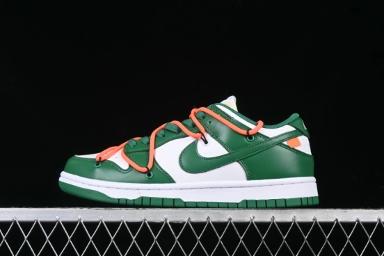 Off-White x Futura x Nike Dunk Low OW Collaboration Sneakers - CT0856-100