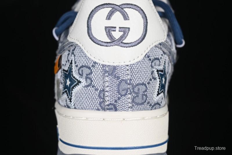 Nike Air Force 1 '07 Low Blue Star Casual Sneakers - BD0077-222