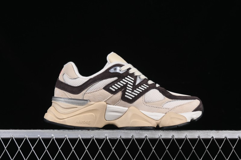 New Balance NB9060 Series Retro Casual Running Shoes with ABZORB Cushioning - U9060FLP
