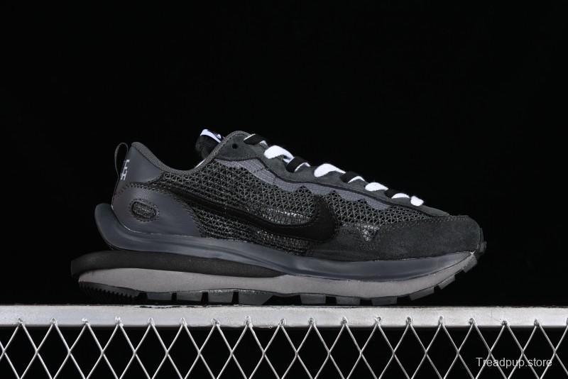 Nike Sacai VaporWaffle 3.0 Deconstructed Sneakers with Overlapping Swoosh and Double Tongue - CV1363-105