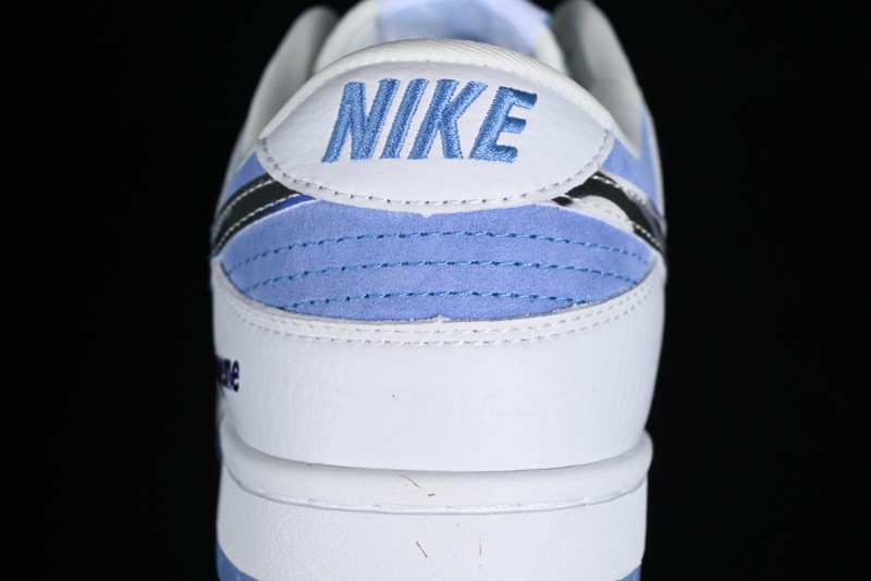 Supreme x Nike SB Dunk Low Royal Blue Anniversary High-End Custom Casual Skate Shoes - JH8039-936