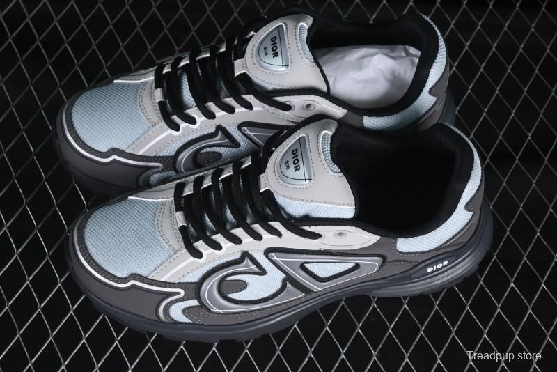Dior B30 Sneakers with Reflective CD30 Logo and Lightweight Rubber Sole - CD30