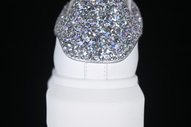Alexander McQueen Oversized Sneakers with White Crystals - D.E5