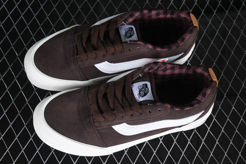 Vans Knu Skool Low Top Retro Casual Vulcanized Sneakers - VN000CS0DFN