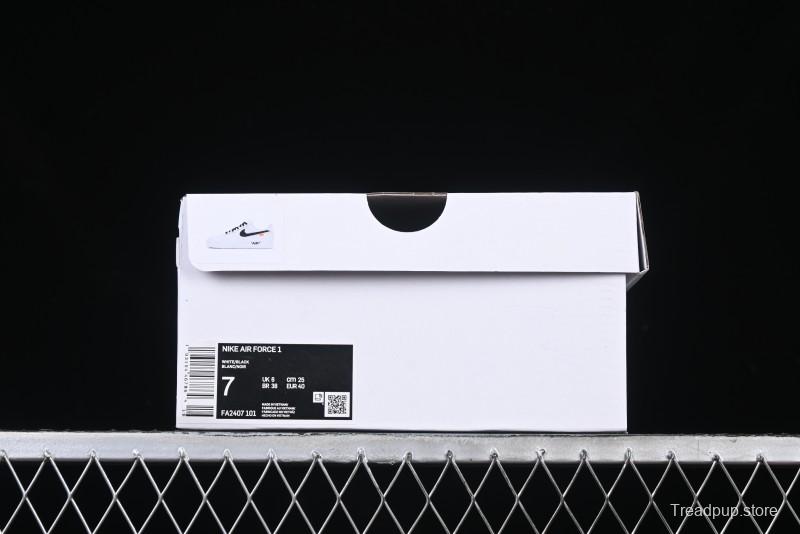 Nike Air Force 1 '07 Low Ivory White Casual Sneakers with Full-Length Air Cushion - FA2407-101