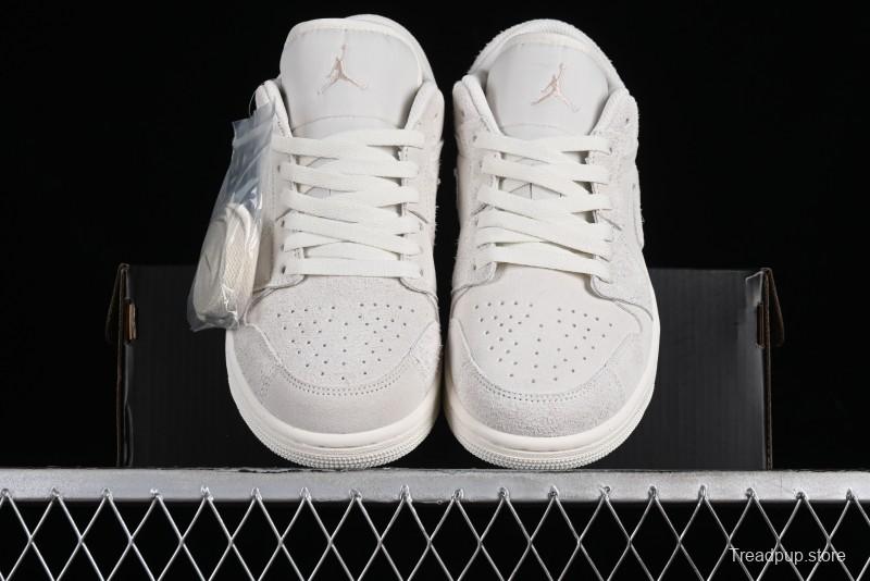 Nike Air Jordan 1 Low AJ1 Casual Sneakers in Earth Gray - FQ3055-100