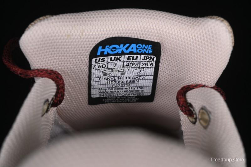 HOKA ONE ONE Skyline-Float X Dynamic Series Comfortable Cushioned Anti-Slip Low-Top Running Shoes - 1153350 SSEN