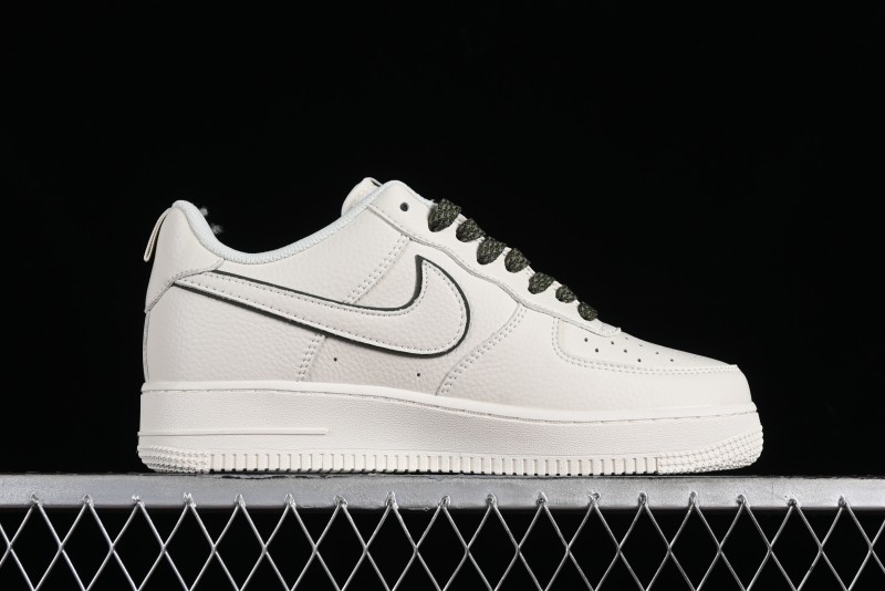 Nike Air Force 1 '07 Low Classic Military Green Mini Swoosh Starry Sky Casual Sneakers - MJ0319-022