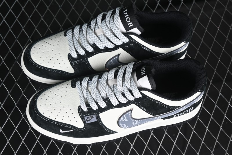 Nike SB Dunk Low Dior Collaboration Anniversary Edition Customized Low-Top Casual Sneakers - DJ2024-084