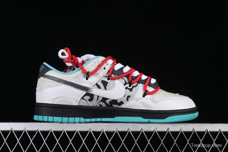 Nike Dunk Low Panda Prank CNY Year of the Dragon Limited Edition SB Low-top Casual Sneakers - DV0831-101