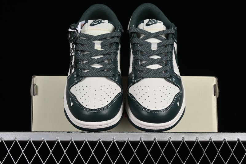 Nike SB Dunk Low Stussy Collaboration - Navy Starry Sky Anniversary Custom Low-Top Casual Skate Shoes - BB9898-003