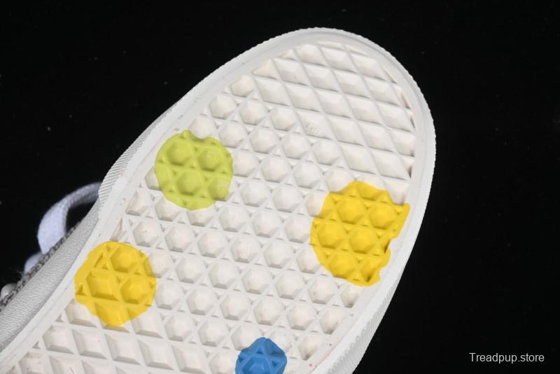 Vans Knu Skool Pearl White Grey Low Top Casual Skate Shoes - VN0007QDBGE