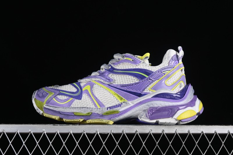 Balenciaga Runner Kith Four Color Retro Casual Shoes - W3RXP9570