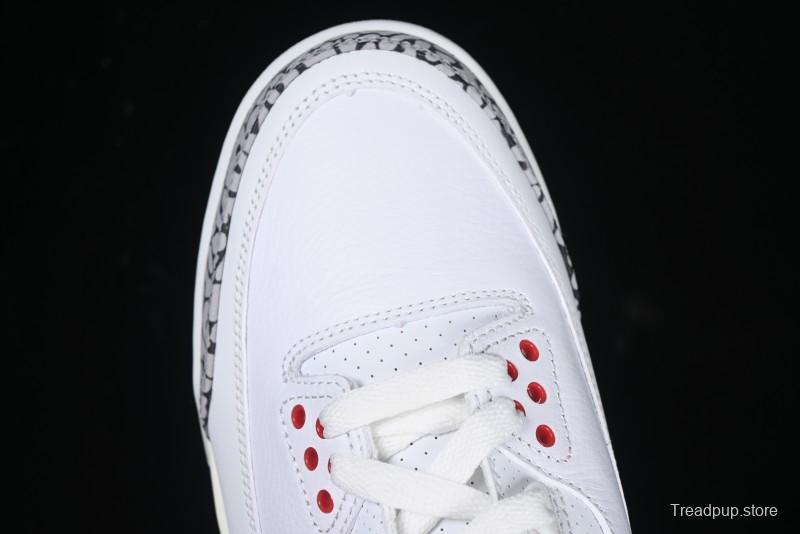 Nike Air Jordan 3 Retro White Cement Reimagined Basketball Shoes - DN3707-100