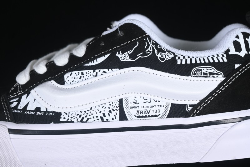 Vans Knu Skool Comfortable Fashion Slip-Resistant Wear-Resistant Low-Top Casual Sneakers - VN000CS0239