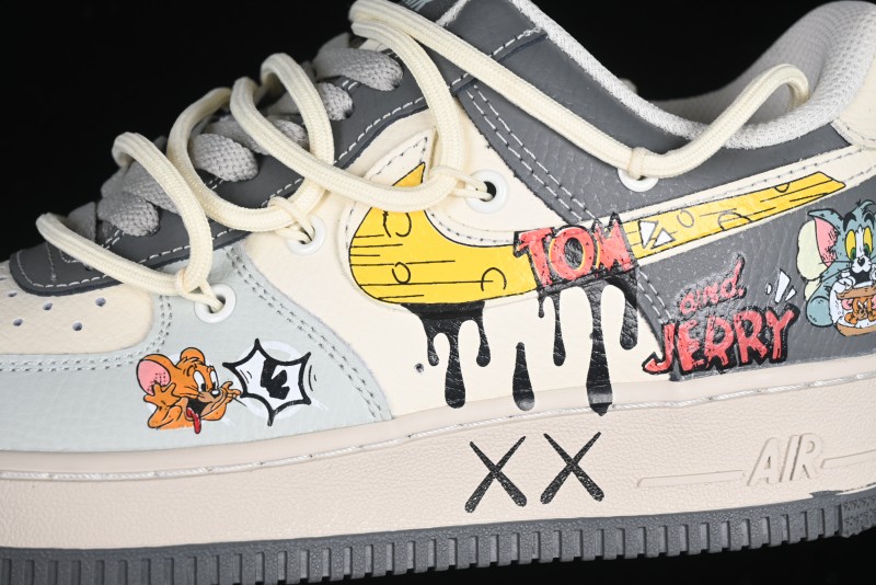 Nike Air Force 1 '07 Low Tom And Jerry Casual Sneakers - KS6896-555