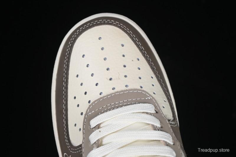 Nike Air Force 1 '07 Low The North Face Collaboration Light Brown Ghost Face Casual Sneakers - KK1988-065