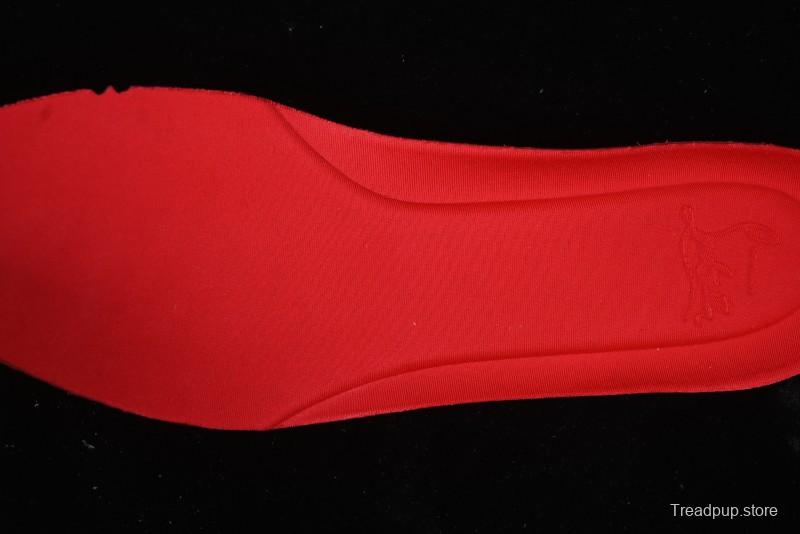 Christian Louboutin Funnyto Flat Comfortable Fashion Low-Top Sneakers in White Yellow Red - X.D4