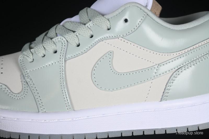 Nike Air Jordan 1 Low AJ1 Amber Green Low-Top Casual Sneakers - HF4078-100