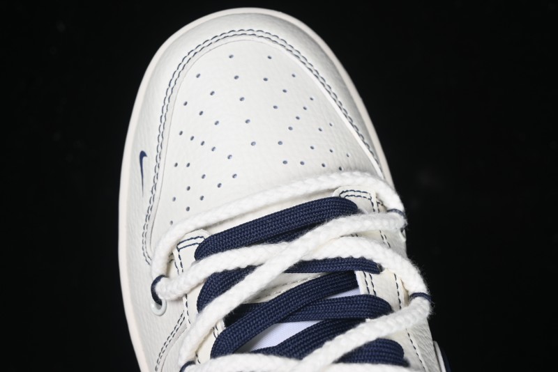 Nike SB Dunk Low Supreme Collaboration - Light Blue Mini Swoosh Anniversary Customized Low-Top Casual Skate Shoes - XX2025-568
